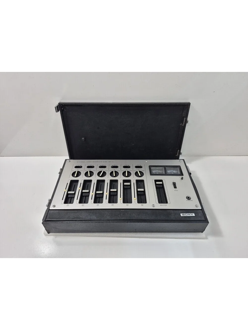 Sony MX-14 6 Channel Portable Microphone Mixer Tested - Rare!